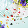 26Pcs 13 Styles Cherry Quartz Glass & Opalite & Synthetic Howlite & Natural White Jade & Rose Quartz & Jade & Howlite & Agate Cabochons G-TA0003-28A-5