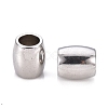 Tarnish Resistant 201 Stainless Steel European Beads STAS-F250-02P-2