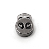 Alloy Spring Cord Locks FIND-WH0100-60B-1