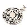 201 Stainless Steel Pendants LS-STAS-R152-01P-02-2