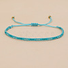 Bohemian Braided Adjustable Glass Seed Beaded Bracelets EX8332-6-1