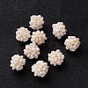 Round Handmad Natural Pearl Woven Beads PEAR-J002-01-01-2