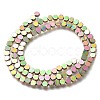 Electroplated Synthetic Non-magnetic Hematite Beads Strands G-C154-B01-01F-2