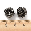 Gunmetal Brass Rhinestone Beads RB-F035-05A-01-3