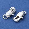 Rack Plating Brass Lobster Claw Clasps KK-F090-24S-01-2