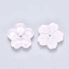 Transparent Single Face Spray Painted Glass Beads GLAA-S190-006B-02-2