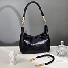 Imitation Leather Braided Round Cord Bag Handles with Zinc Alloy Clasps FIND-WH0126-941B-01-4