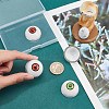 PandaHall Elite 2Pairs 2 Colors Plastic Craft Eyes DIY-PH0010-17B-6