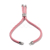 Twisted Nylon Cord Silder Bracelets DIY-B066-03P-25-3