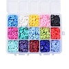 15 Colors Handmade Polymer Clay Beads CLAY-JP0001-02-8mm-2