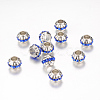 Rhinestone European Beads X-RB-R047-M-2
