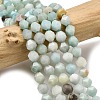 Natural Flower Amazonite Beads Strands G-Z119-A08-01-1