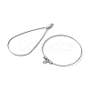 75Pcs 5 Styles 304 Stainless Steel Wire Pendants FIND-FS0002-25-3