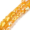 AB Color Plated Glass Beads Strands EGLA-P051-06B-B04-1