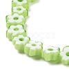 Handmade Millefiori Glass Bead Strands LAMP-J035-4mm-13-3