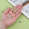 Tibetan Style Alloy Kitten Pendants TIBEP-A22092-AS-LF-4