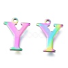 Ion Plating(IP) 304 Stainless Steel Charms STAS-H112-Y-M-1