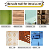 3 Sets DIY Adhesive Acrylic Mirror Wall Decoration Kit DIY-CN0001-92-6