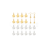 40Pcs 2 Colors Brass Charms KK-BC0014-04-7