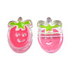 Transparent Acrylic Enamel Beads TACR-N012-004C-1