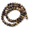 Natural Cherry Blossom Jasper Beads Strands G-C079-A02-03-3