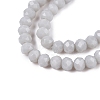 Opaque Solid Color Imitation Jade Glass Beads Strands EGLA-A044-P3mm-D19-3