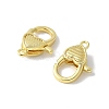Brass Lobster Claw Clasps KK-F893-11G-2