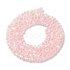 Baking Electroplate Glass Beads Strands DGLA-A039-J4mm-B14-2