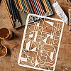 Plastic Drawing Painting Stencils Templates DIY-WH0396-0023-3