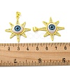 Real 18K Gold Plated Brass Pendants KK-L209-002G-03-3
