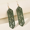 Iron Wood Dangle Earrings for Women WG1FD12-03-1