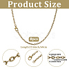 24Pcs Iron Cable Chains Necklace Making MAK-BM0001-09B-2