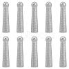 SUPERFINDINGS 10Pcs Alloy Cord Ends FIND-FH0006-77-1