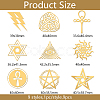 Nickel Decoration Stickers DIY-WH0450-169-2