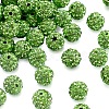 Polymer Clay Pave Rhinestone Beads RB-Q197-10mm-13-2