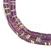 Electroplate Glass Beads Strands GLAA-B023-01A-12-3