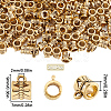 240Pcs Tibetan Style Alloy Tube Bails TIBE-SP0001-09AG-2