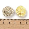 UV Plating Opaque Rainbow Iridescent Acrylic Beads MACR-R003-02A-3