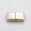 Tarnish Resistant Cuboid 304 Stainless Steel Bayonet Clasps STAS-N042-03-1