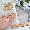 40Pcs 2 Colors Heart Alloy Shoes Charms HJEW-HY00091-3