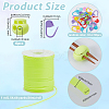 30Pcs Eco-Friendly ABS Plastic Knitting Crochet Locking Stitch Markers Holder IFIN-SC0001-96B-2