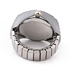 201 Stainless Steel Stretch Watchband Finger Ring Watches LS-WACH-G018-03P-01-2