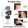 Plastic Face Paint Stencils DIY-WH0304-582D-2