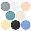 8 Pcs 8 Colors Silicone drainage insulation coaster with marble pattern ST-CJ0008-10-1
