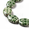 Handmade Printed Porcelain Beads PORC-F005-01B-5