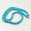 Natural Mashan Jade Round Beads Strands G-D263-6mm-XS33-2