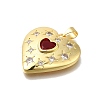 Barss Rhinestone Pendants KK-V002-08G-01-2