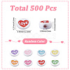 500Pcs Opaque Acrylic Beads OACR-SP0001-41-2