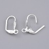Brass Leverback Earring Findings X-KK-Z007-28S-2