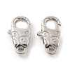 Brass Lobster Claw Clasps KK-R216-18C-P-1